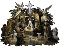 Christmas Jesus Sticker by MANGOTEETH