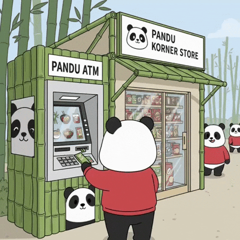Atm GIF by Pandu Pandas