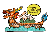 Dragon Boat Rice Dumpling Sticker by cypru55