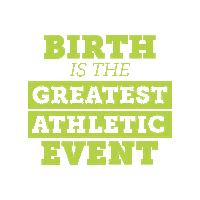 BIRTHFIT fitness baby workout b Sticker