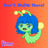 Dont Go There No Thank You GIF by ShimmertheGlowworm