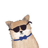 Stanley Bowtie Sticker by Andrea Caceres