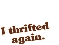 Quotes Thrift Sticker by REFASH