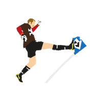 Knockout Kick Sticker