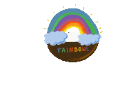 Daoeats rainbow daoeats rainbowl Sticker