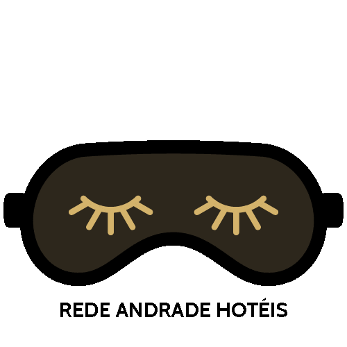 redeandradehoteis sleep mask zzz mascara Sticker