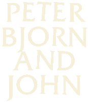 logo bones Sticker by Peter Bjorn and John