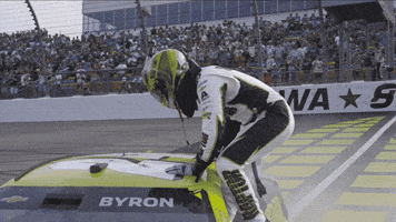 Climb Out Iowa Speedway GIF by NASCAR