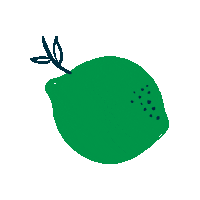 jiant tea fruit cutie lime Sticker