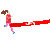 Run Correr Sticker by Pollos Kzero