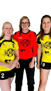 HVGeelZwart handbal geelzwart geel-zwart hvgeelzwart Sticker