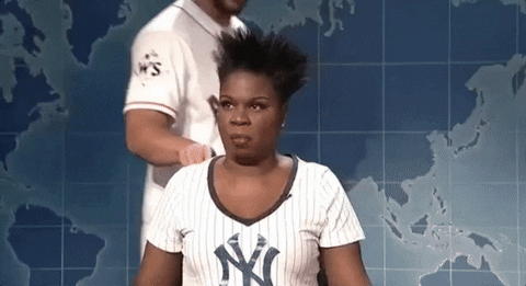 Shocked Leslie Jones GIF by Saturday Night Live