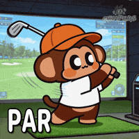 Golfing Hole In One GIF by Chimpers