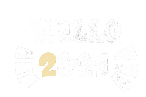 New Year Hello Sticker
