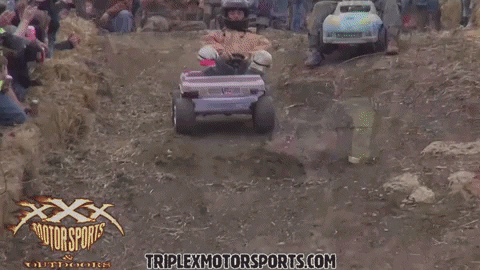 Dr_P giphygifmaker barbie jeep downhill GIF