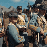CarlsbergPolska army shoot guns soldiers GIF