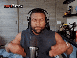 3xOptionShow football nope eyes podcast GIF