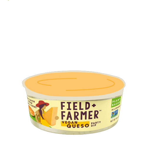 FieldandFarmer giphyupload vegan dip queso Sticker