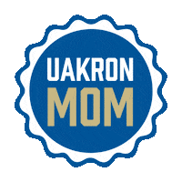 Uakron Sticker by The University of Akron