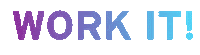 work it werk Sticker by Crunch Gym