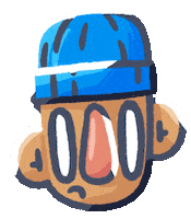 Face Head Sticker by Jimmy Jamone