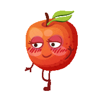 MiWadi_Ireland red apple create your own miwadi miway Sticker