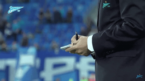 note handwriting GIF by Zenit Football Club