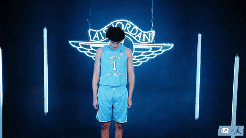 Look Up University Of North Carolina GIF by UNC Tar Heels