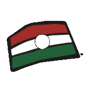 Flag Oktober Sticker