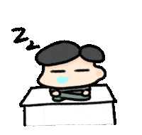 Sleepy Afternoon Sticker