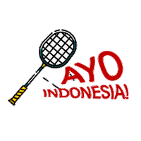 hsbcindonesia indonesia smash badminton superfan Sticker