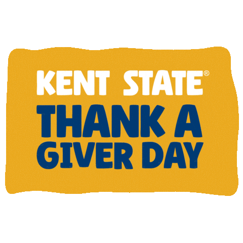 Tag Gratitude Sticker by Kent State Alumni