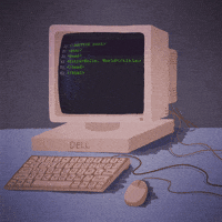 Coding Hello World GIF