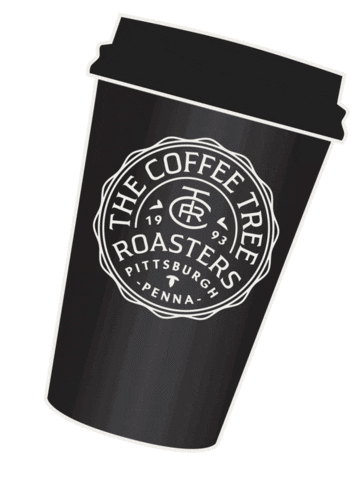 CoffeeTreeRoasters giphythatsgonnabeanofrommedawg coffee cup ctr coffee tree Sticker