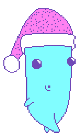 santuke christmas pixel pixelart xmas Sticker