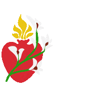 Jesus Maria Sticker by paroquiasaojose