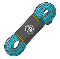 Climbing Rope Sticker by BestBoulders