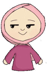 Happy Hijab Sticker