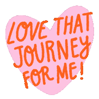 Journey Love Sticker by Adriana Esquivel