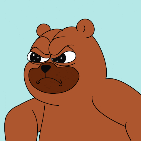 Angry Bear GIF by Bearycoin