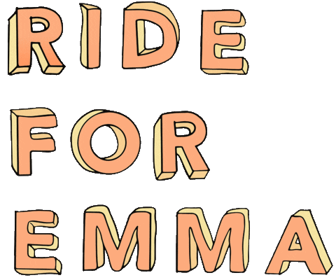 charity rideforemma Sticker by Rocycle