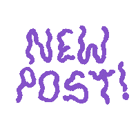 New Post Sticker by Lizz Lunney