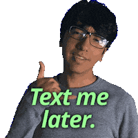 Text Me Sticker
