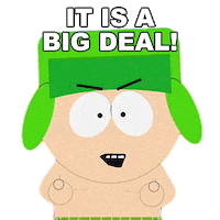 Kyle Broflovski Its A Big Deal Sticker by South Park