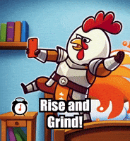 Rise And Grind GIF by Zorooster