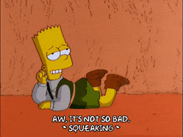 not bad bart simpson GIF