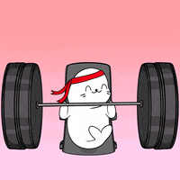 Happy Work Out GIF by Sappy Seals Community