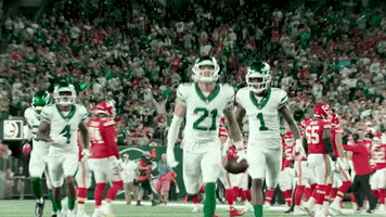Celebration Interception GIF by New York Jets