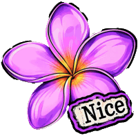 Flower Good Job Sticker