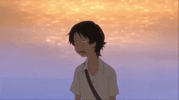 the girl who leapt through time crying GIF